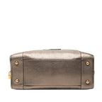 Loewe Anagram Amazona 36 Handbag Gold Leather — view 3