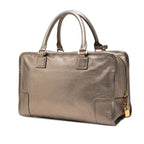 Loewe Anagram Amazona 36 Handbag Gold Leather — view 2