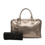 Loewe Anagram Amazona 36 Handbag Gold Leather — view 8