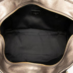 Loewe Anagram Amazona 36 Handbag Gold Leather — view 5