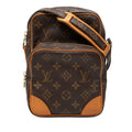 Louis Vuitton Monogram Amazon Crossbody Shoulder Bag Brown Leather
