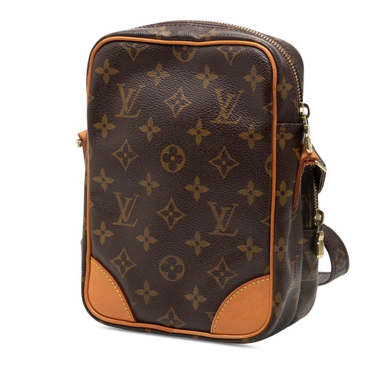 Louis Vuitton Monogram Amazon Crossbody Shoulder Bag Brown Leather — view 2