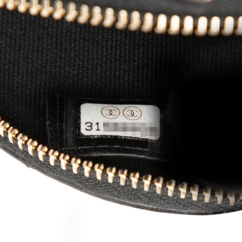 Chanel Camellia Quilted Coin Purse Black Lambskin — view 6