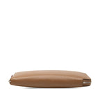 Hermes Azap Long Silk in Zip Around Wallet Brown Silver Veau — view 3