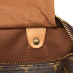 Louis Vuitton Monogram Speedy 30 Mini Boston Bag Brown Leather — view 6