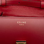 Celine Classic Box Small Shoulder Bag Red Leather — view 5