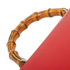 Gucci Bamboo Coral Snake Lilith 2-Way Shoulder Bag Red Leather — view 8