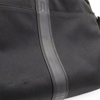 Hermes Acapulco Besace MM Shoulder Bag Crossbody Nylon Leather Black — view 9