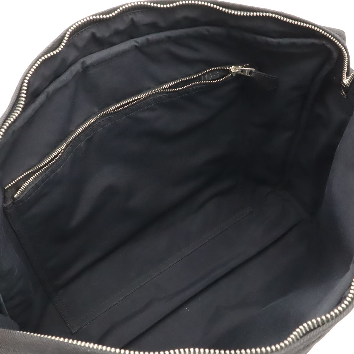Hermes Acapulco Besace MM Shoulder Bag Crossbody Nylon Leather Black — view 7