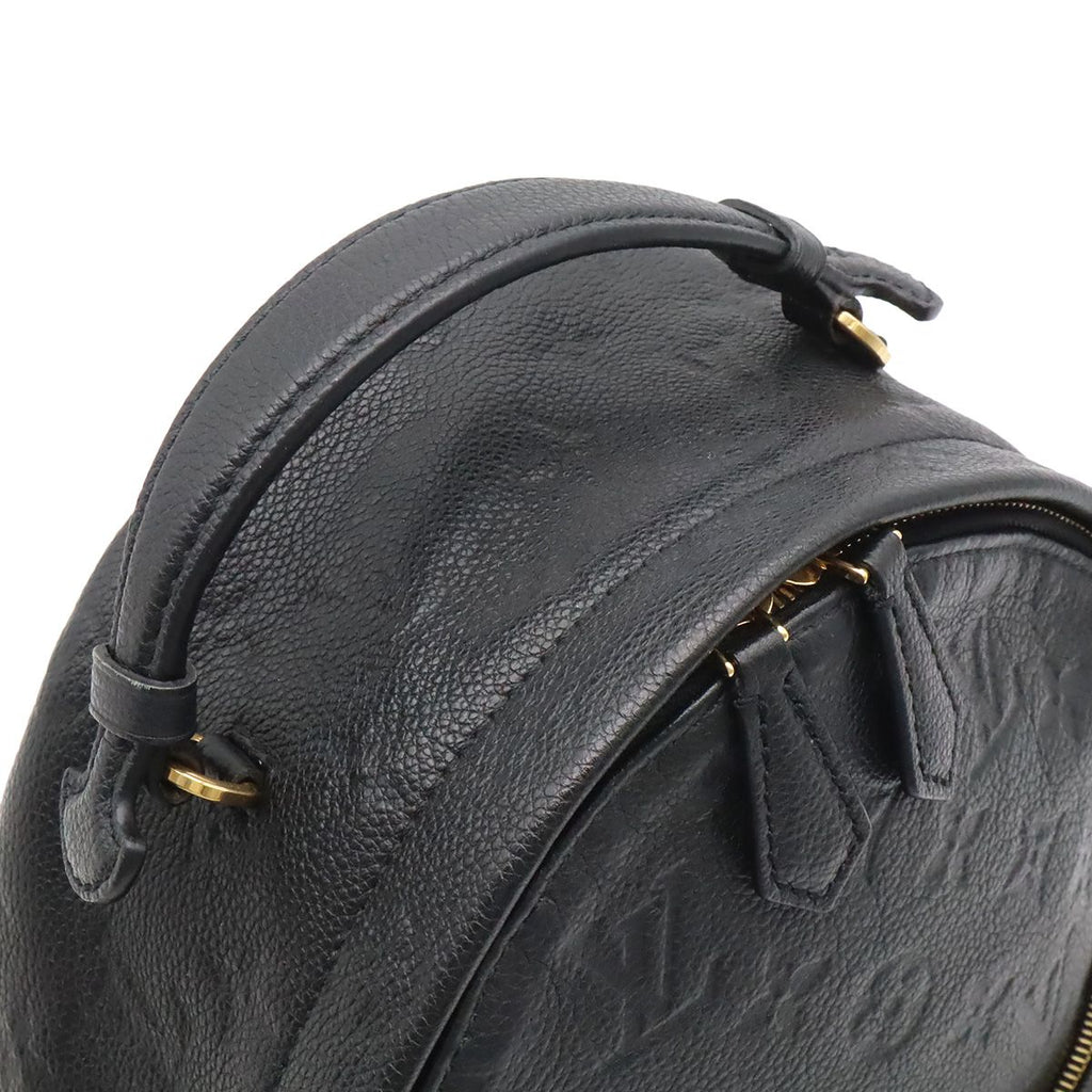 Louis Vuitton Monogram Empreinte Sorbonne Backpack Mini Noir Black — view 7