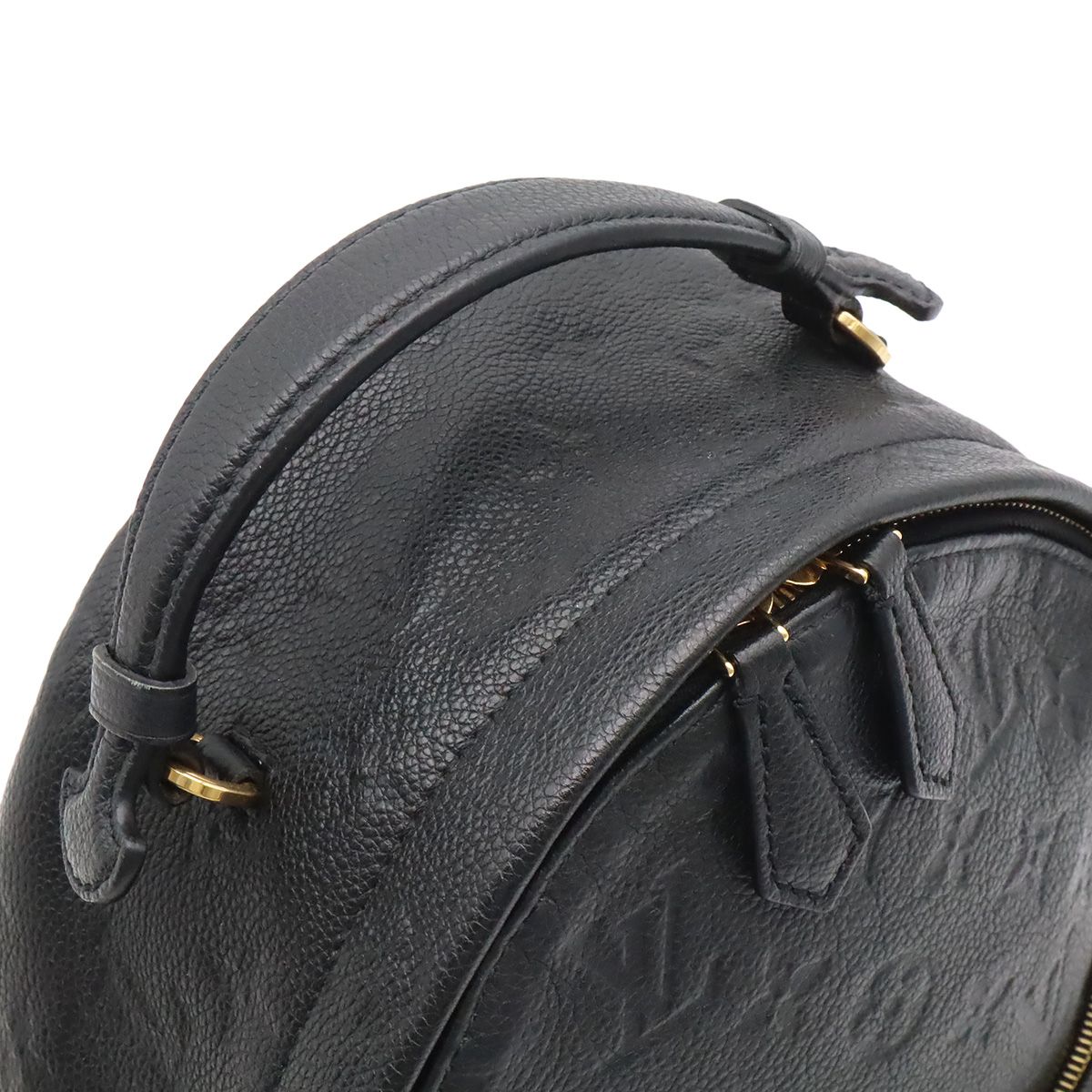 Louis Vuitton Monogram Empreinte Sorbonne Backpack Mini Noir Black — view 7