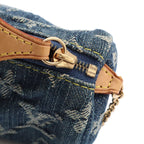 Louis Vuitton Monogram Denim Trousse Speedy PM Mini Pouch Case Blue — view 6