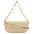 Louis Vuitton Monogram Empreinte Wallet on Chain Ivy 2-Way Shoulder Bag Cream