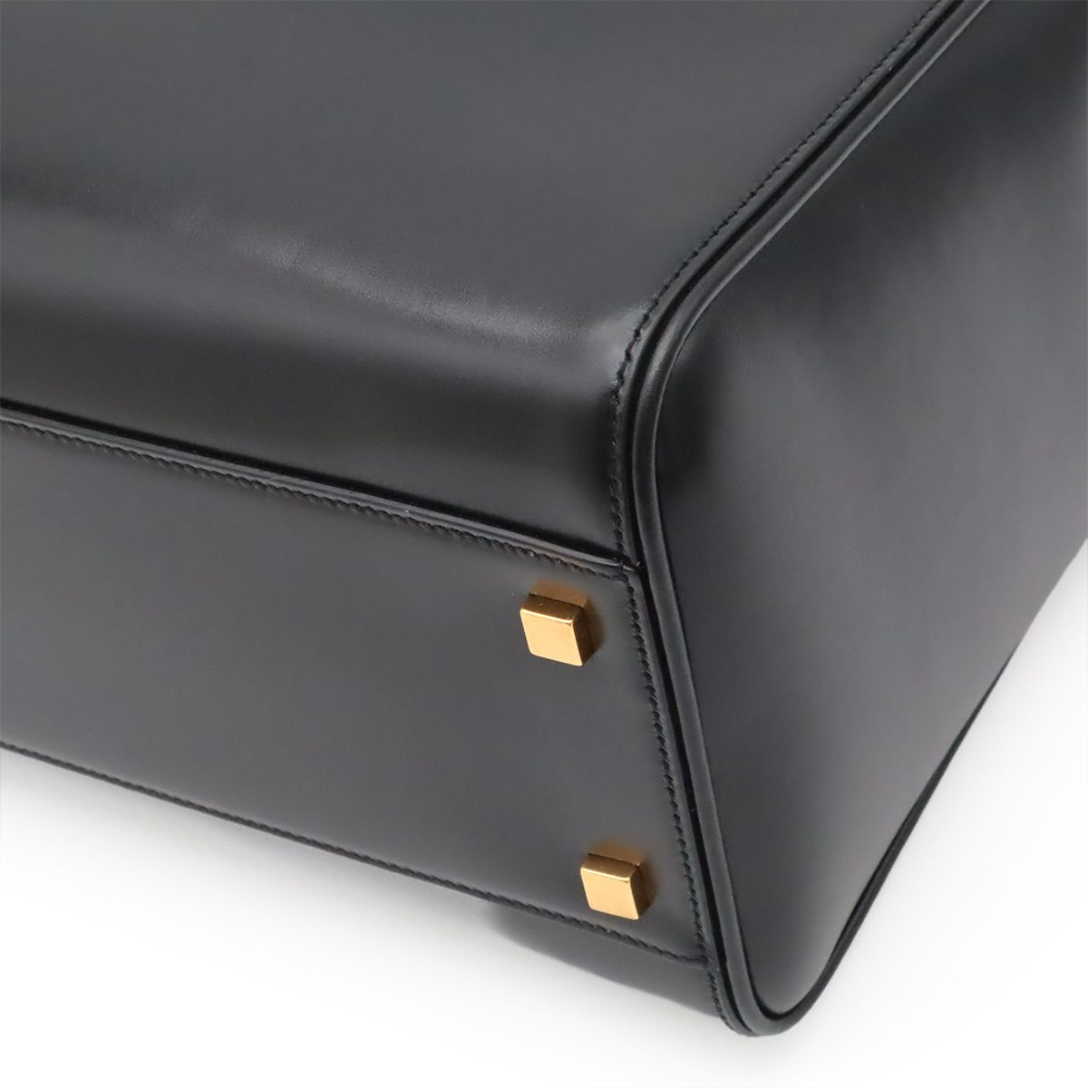 Saint Laurent Paris YSL Manhattan S Tote Leather Black Gold — view 3
