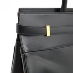 Saint Laurent Paris YSL Manhattan S Tote Leather Black Gold — view 7