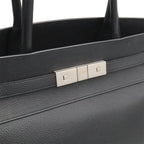 Saint Laurent Paris YSL Manhattan S Tote Leather Black Silver — view 7