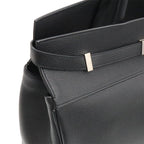 Saint Laurent Paris YSL Manhattan S Tote Leather Black Silver — view 6