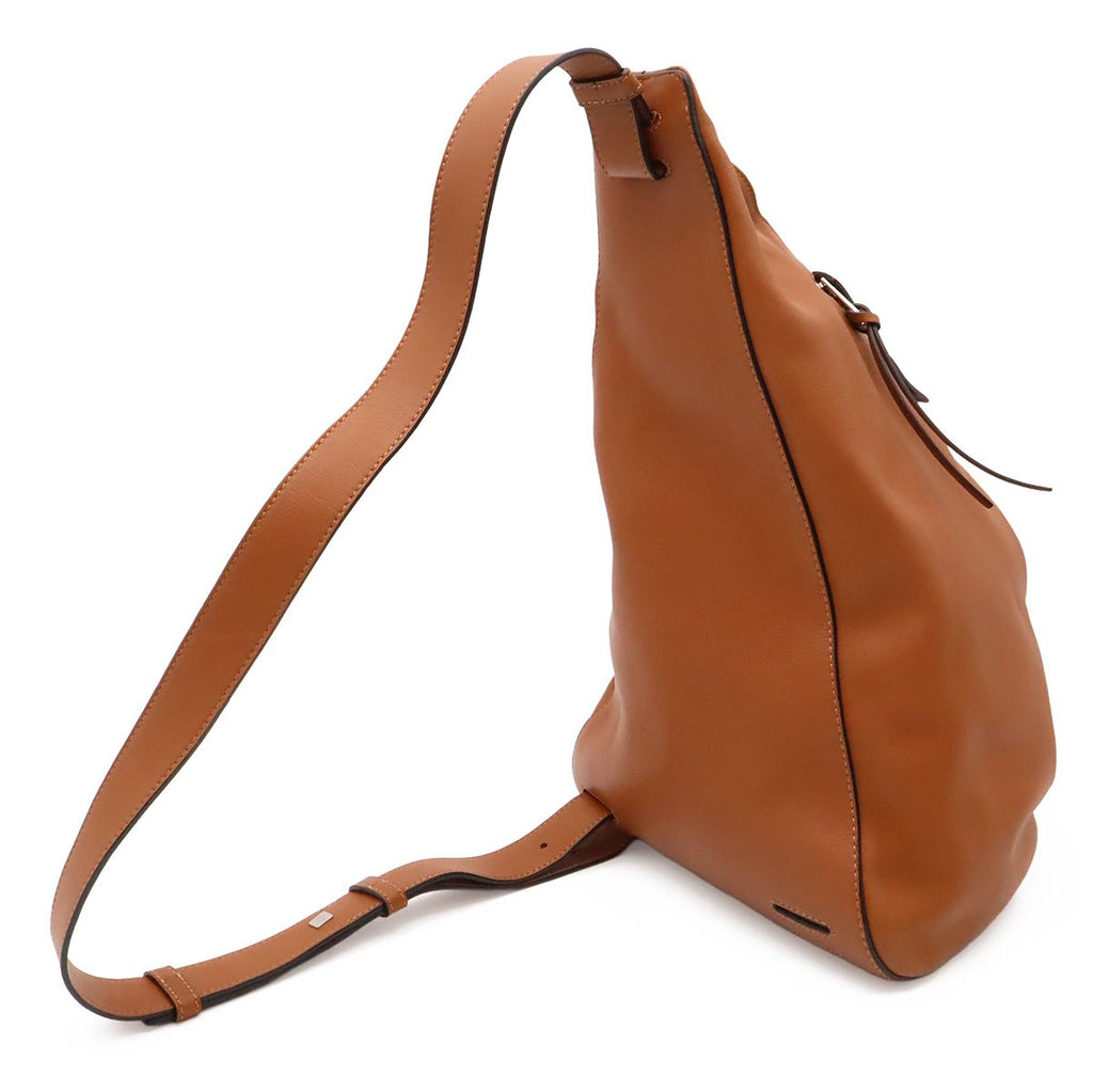 Loewe Anton Small Backpack Belt Bag Shoulder Leather Brown — view 2