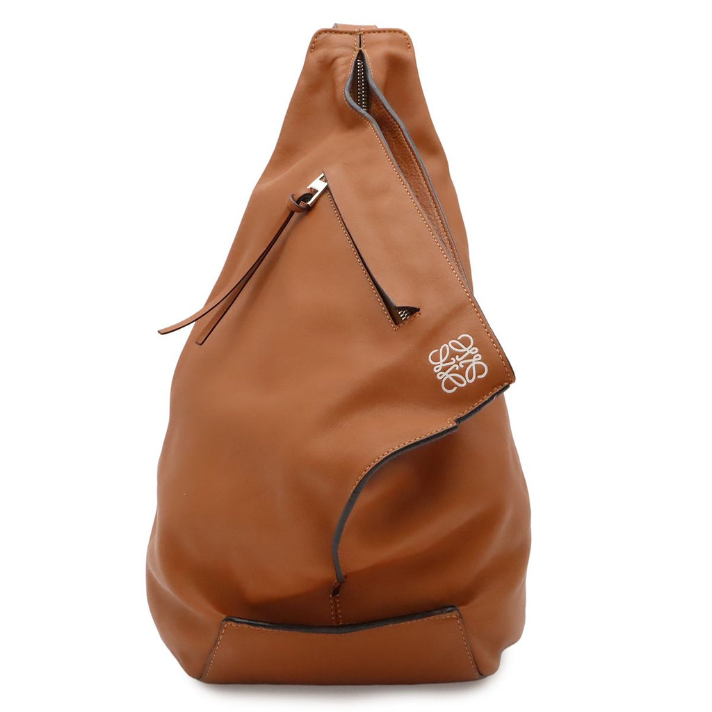 Loewe Anton Small Backpack Belt Bag Shoulder Leather Brown