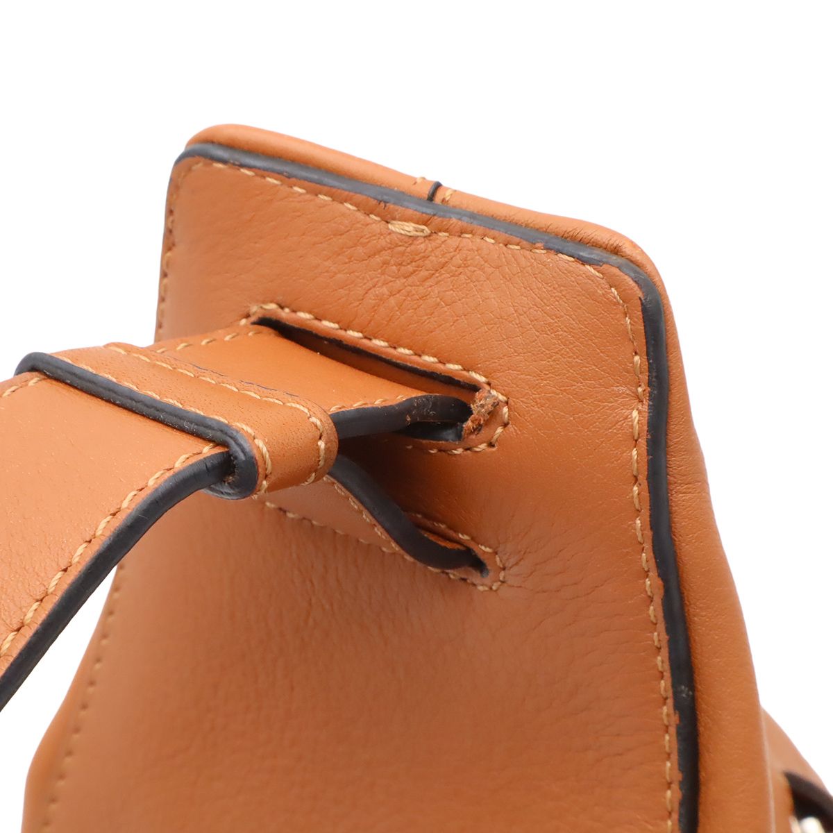 Loewe Anton Small Backpack Belt Bag Shoulder Leather Brown — view 4