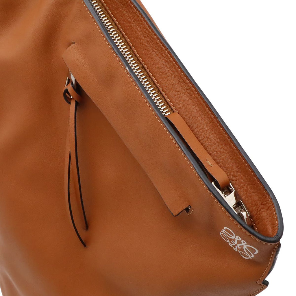Loewe Anton Small Backpack Belt Bag Shoulder Leather Brown — view 7