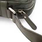 Gucci GG Supreme Plus Shoulder Bag Crossbody Leather Khaki Green Silver — view 8