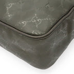 Gucci GG Supreme Plus Shoulder Bag Crossbody Leather Khaki Green Silver — view 3