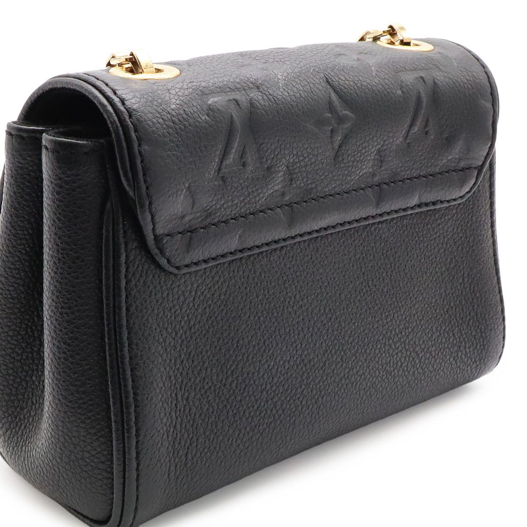 Louis Vuitton Monogram Empreinte Saint Germain BB Chain Shoulder Bag Noir Black — view 7