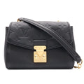 Louis Vuitton Monogram Empreinte Saint Germain BB Chain Shoulder Bag Noir Black