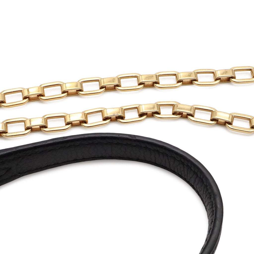 Louis Vuitton Monogram Empreinte Saint Germain BB Chain Shoulder Bag Noir Black — view 4
