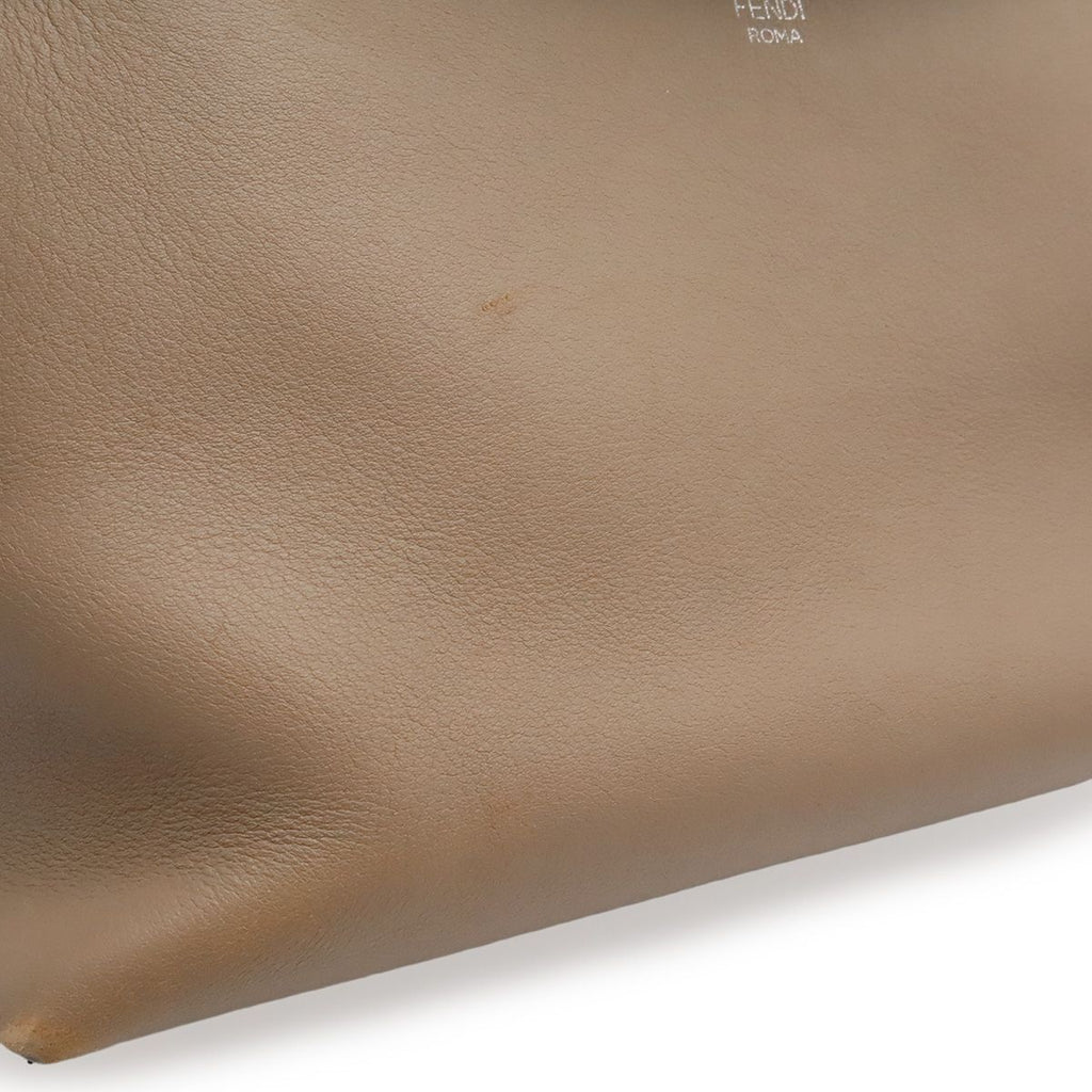 Fendi by the Way 2-Way Shoulder Bag Leather Gray Silver — view 9