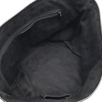 Gucci GG Canvas Logo Charm Tote Shoulder Bag Enamel Patent Khaki Beige Black — view 5