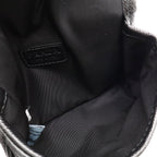 Prada Triangle Logo Shoulder Bag Pochette 2-Way Pouch Nylon Leather Nero Black — view 7