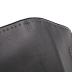 Chanel CC Logo Chain Wallet Shoulder Bag Pochette Crossbody Leather Black Silver — view 6
