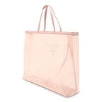 Prada Tote Shoulder Mesh Sequin Alabastro Dusty Pink Domestic Purchased — view 2