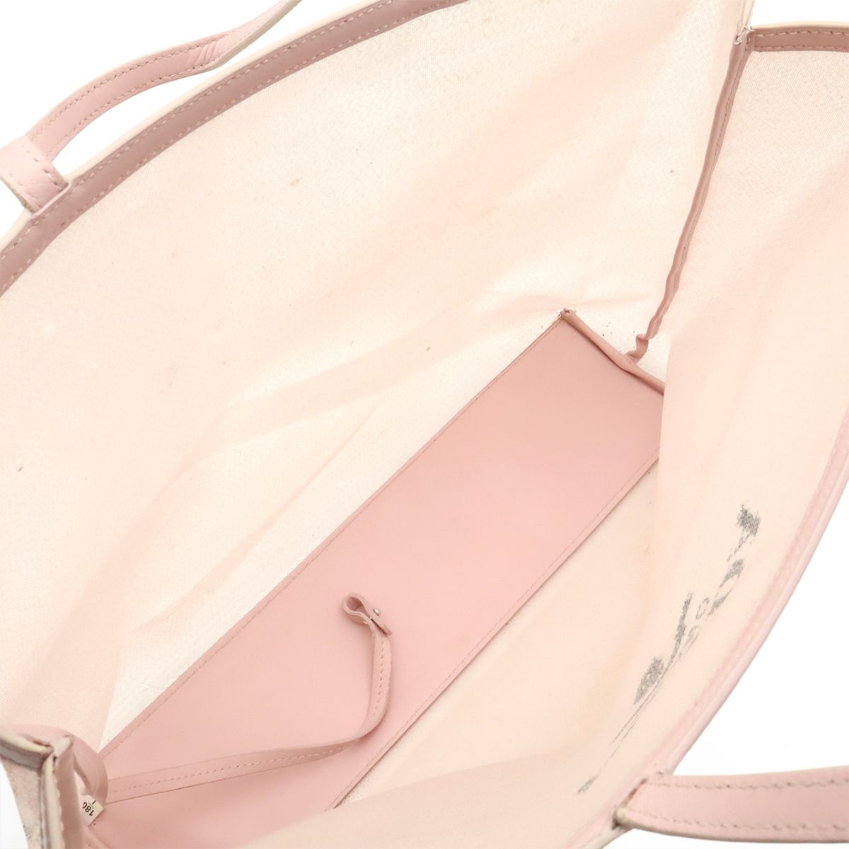 Prada Tote Shoulder Mesh Sequin Alabastro Dusty Pink Domestic Purchased — view 5
