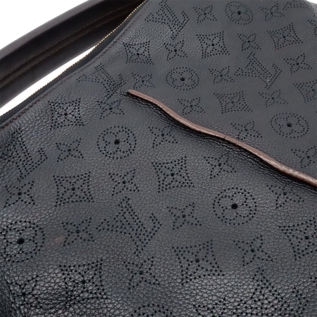Louis Vuitton Mahina Selene PM 2-Way Shoulder Bag Noir Black Gold — view 6