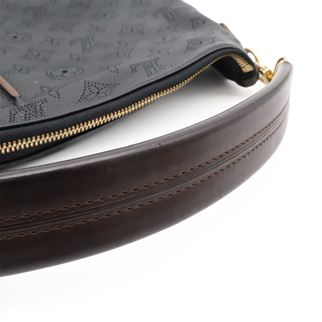 Louis Vuitton Mahina Selene PM 2-Way Shoulder Bag Noir Black Gold — view 5