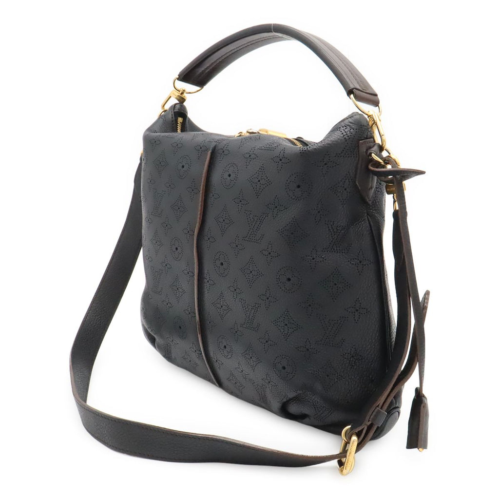 Louis Vuitton Mahina Selene PM 2-Way Shoulder Bag Noir Black Gold — view 2