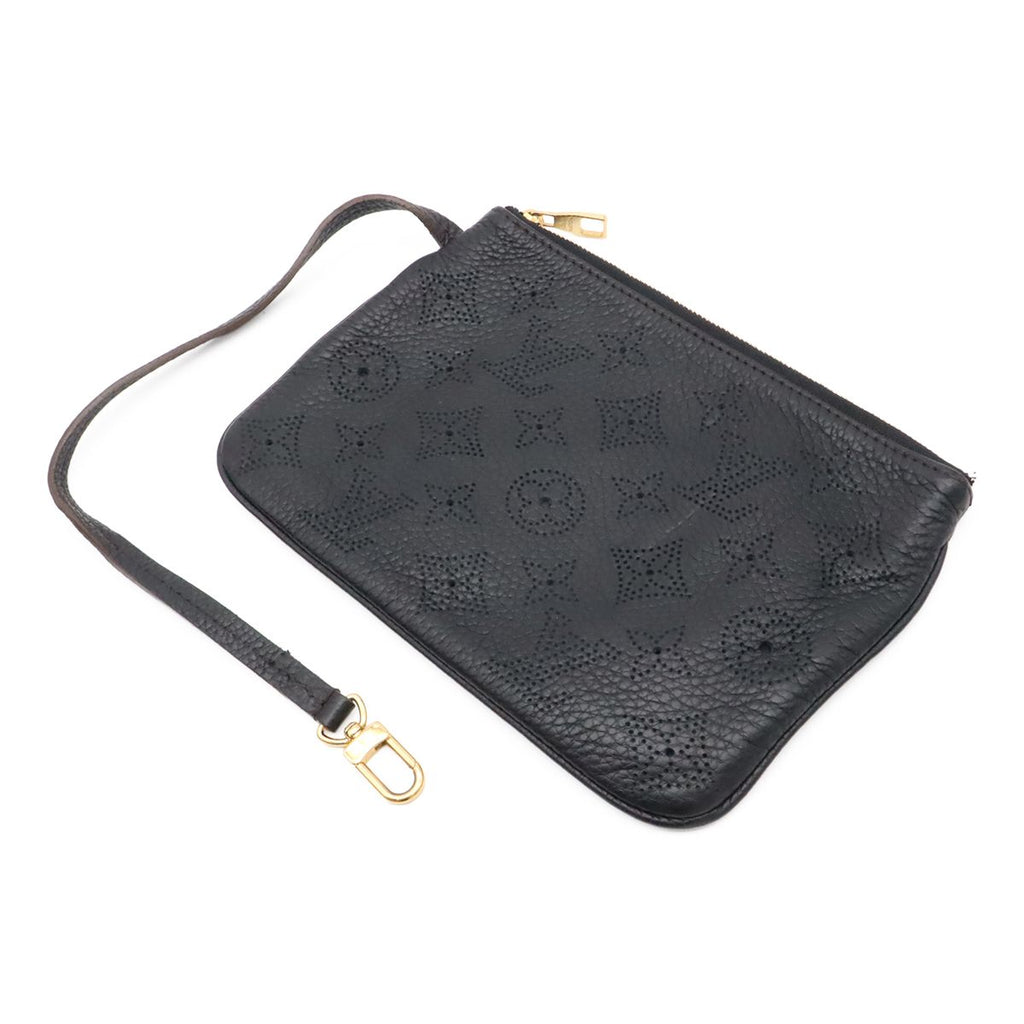 Louis Vuitton Mahina Selene PM 2-Way Shoulder Bag Noir Black Gold — view 9