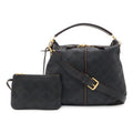 Louis Vuitton Mahina Selene PM 2-Way Shoulder Bag Noir Black Gold