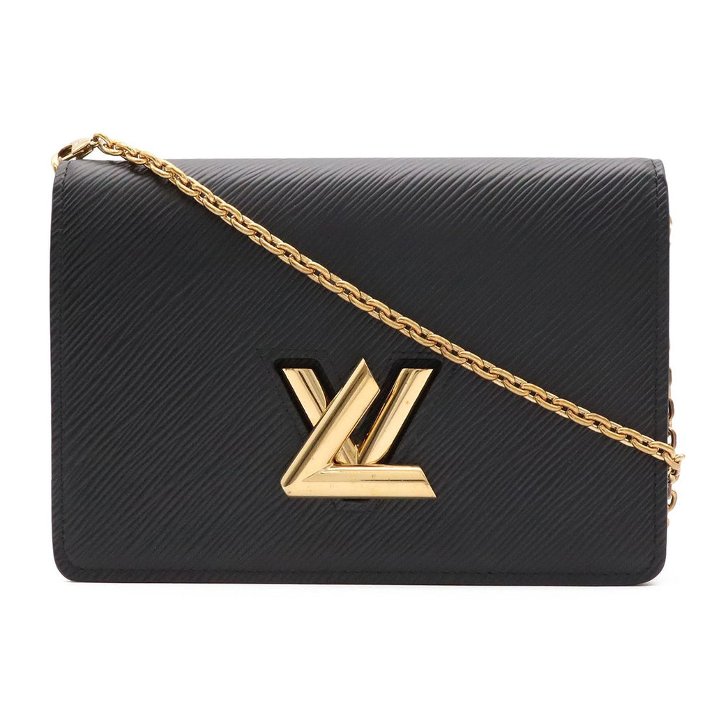 Louis Vuitton Epi Portefeuille Twist Belt Chain Wallet Shoulder Bag 2-Way