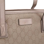 Gucci GG Supreme Tote Shoulder Leather Metallic Pink — view 8