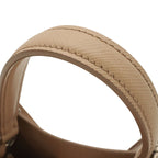 Prada Pannier Saffiano Mini Bag 2-Way Pochette Badge Leather Pink Beige Silver — view 4