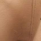 Prada Pannier Saffiano Mini Bag 2-Way Pochette Badge Leather Pink Beige Silver — view 8