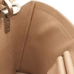Prada Pannier Saffiano Mini Bag 2-Way Pochette Badge Leather Pink Beige Silver — view 9