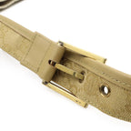 Gucci GG Canvas Shoulder Bag Crossbody Beige Gold — view 6