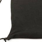 Chanel Sports Line CC Logo Nap Backpack Drawstring Cotton Black Beige — view 5