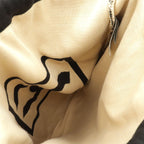 Chanel Sports Line CC Logo Nap Backpack Drawstring Cotton Black Beige — view 6