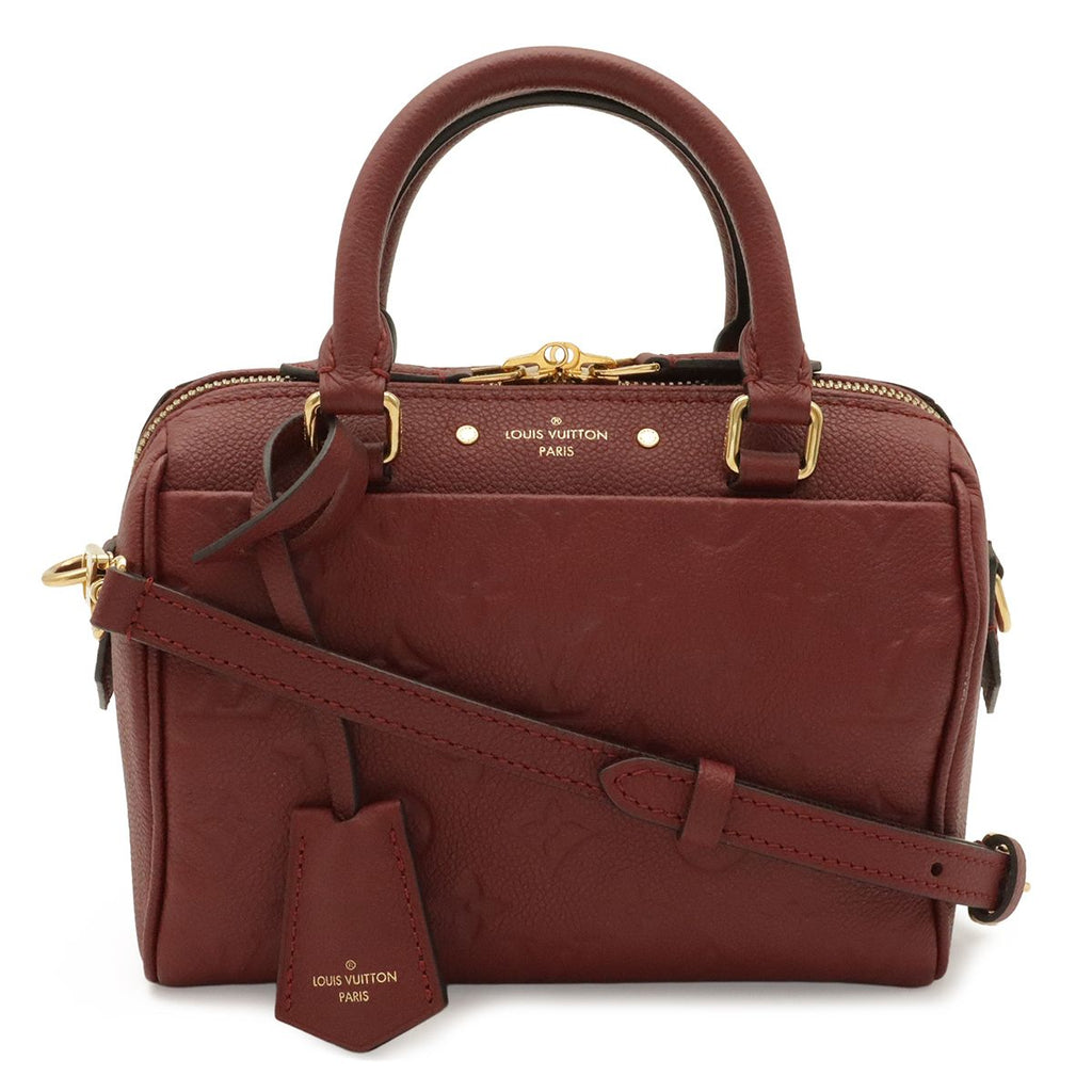 Louis Vuitton Monogram Empreinte Speedy Bandouliere 20 2-Way Shoulder Bag Rose
